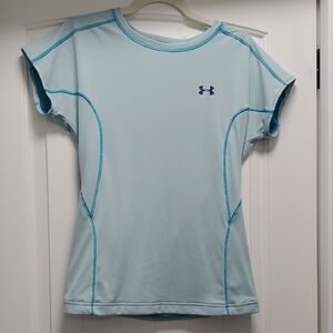 Under Armour Sky Blue Heat Gear Tee